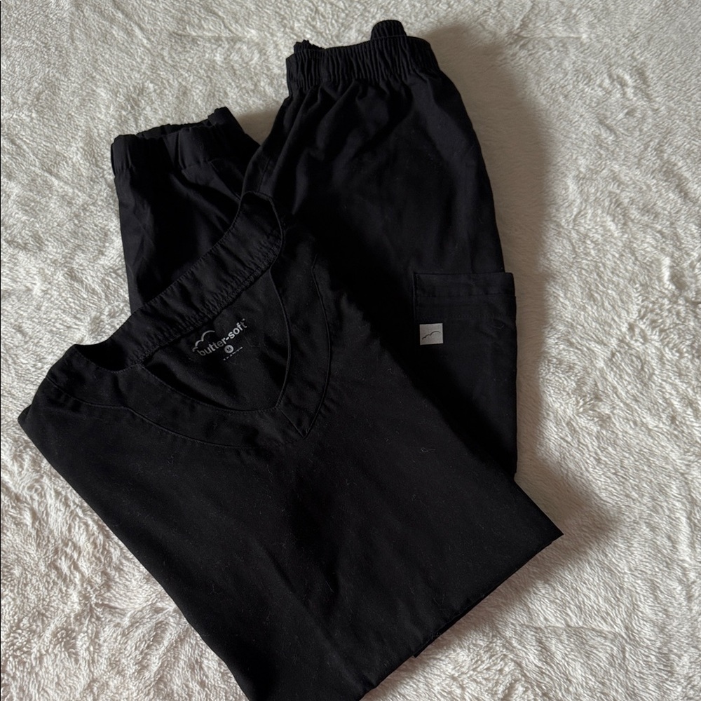 Black Joggers Scrubs